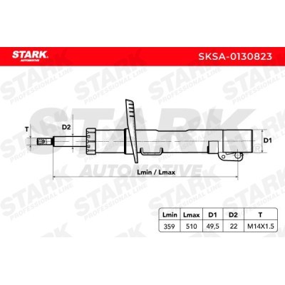 Amortyzator Stark SKSA-0130823 SKSA-0130823 - foto 3