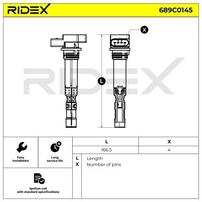 Cewka Zapłonowa RIDEX 689C0145 689C0145 - foto 6