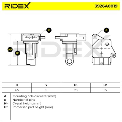 Przepływomierz RIDEX 3926A0019 3926A0019 - foto 10