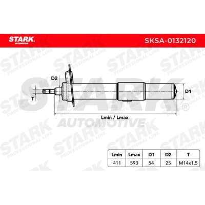 Amortyzator Stark SKSA-0132120 SKSA-0132120 - foto 5