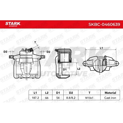 Zacisk Hamulcowy Stark SKBC-0460639 SKBC-0460639 - foto 6