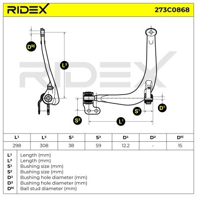 Wahacz RIDEX 273C0868 273C0868 - foto 5