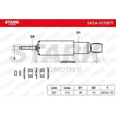 Amortyzator Stark SKSA-0131871 SKSA-0131871 - foto 5