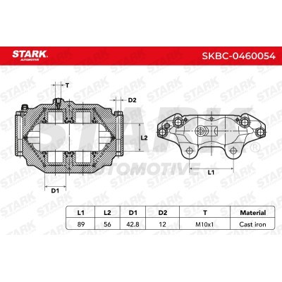 Zacisk Hamulcowy Stark SKBC-0460054 SKBC-0460054 - foto 4