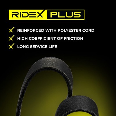 Pasek Klinowy Wielorowkowy RIDEX 305P0433P 305P0433P - foto 10