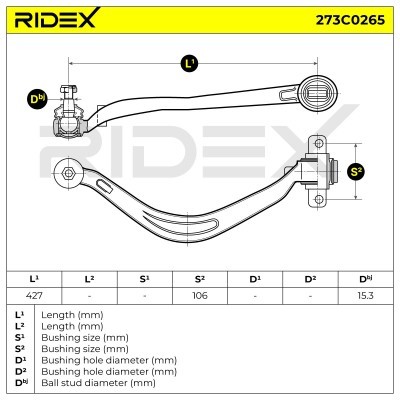 Wahacz RIDEX 273C0265 273C0265 - foto 6