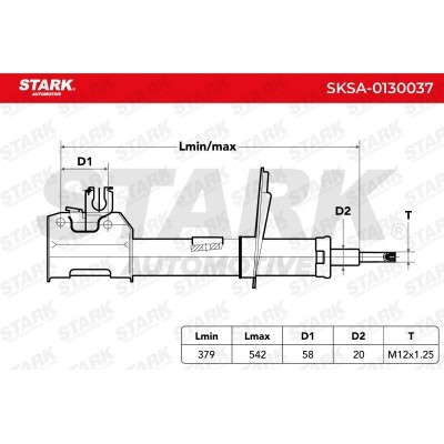 Amortyzator Stark SKSA-0130037 SKSA-0130037 - foto 3