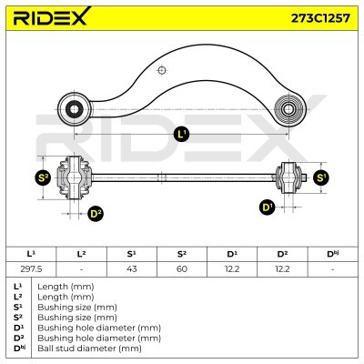 Wahacz RIDEX 273C1257 273C1257 - foto 5