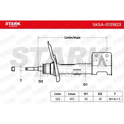 Amortyzator Stark SKSA-0131823 SKSA-0131823 - foto 4