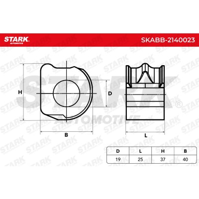 Tuleja Stabilizatora Stark SKABB-2140023 SKABB-2140023 - foto 5