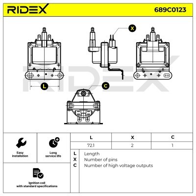 Cewka Zapłonowa RIDEX 689C0123 689C0123 - foto 7