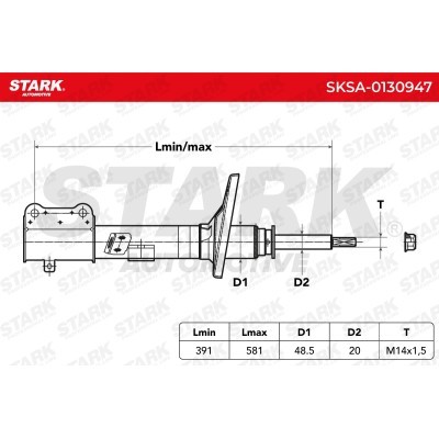Amortyzator Stark SKSA-0130947 SKSA-0130947 - foto 2