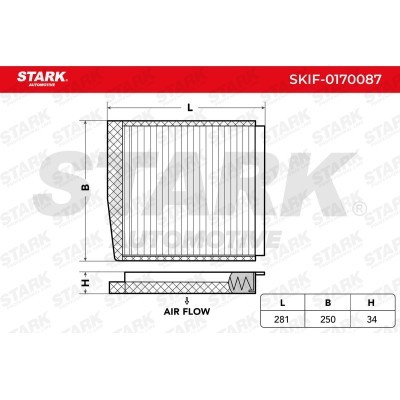 Filtr Kabinowy Stark SKIF-0170087 SKIF-0170087 - foto 3