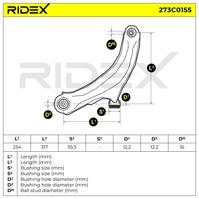 Wahacz RIDEX 273C0155 273C0155 - foto 6