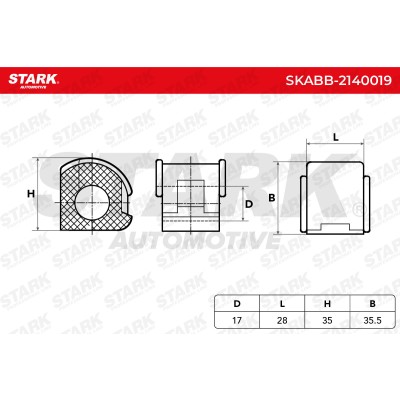 Tuleja Stabilizatora Stark SKABB-2140019 SKABB-2140019 - foto 6