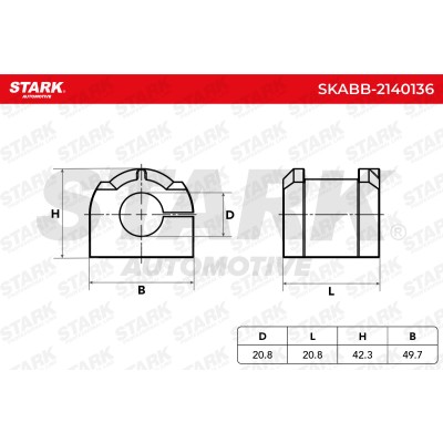 Tuleja Stabilizatora Stark SKABB-2140136 SKABB-2140136 - foto 5