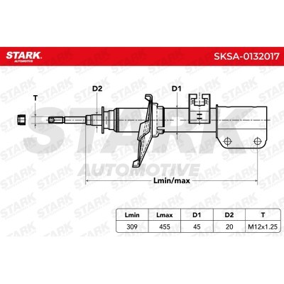 Amortyzator Stark SKSA-0132017 SKSA-0132017 - foto 3