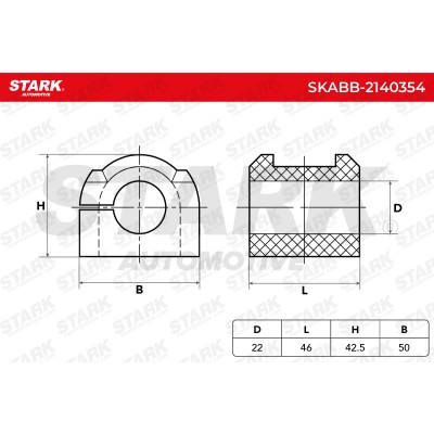 Tuleja Stabilizatora Stark SKABB-2140354 SKABB-2140354 - foto 6