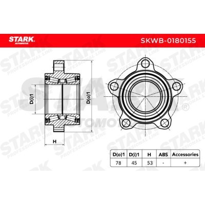 Łożysko Koła Stark SKWB-0180155 SKWB-0180155 - foto 4