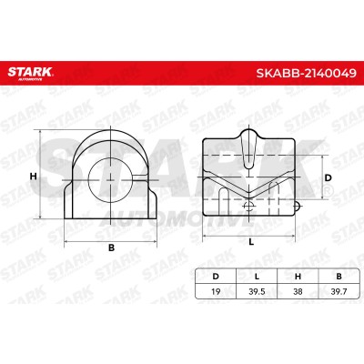 Tuleja Stabilizatora Stark SKABB-2140049 SKABB-2140049 - foto 6
