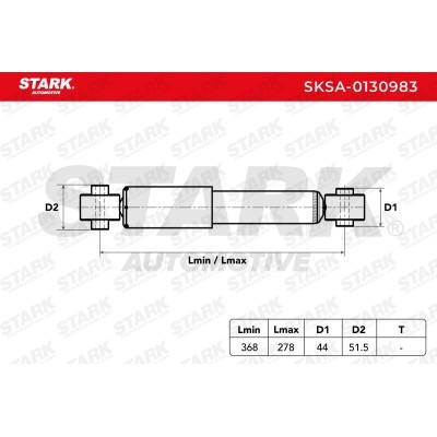 Amortyzator Stark SKSA-0130983 SKSA-0130983 - foto 3