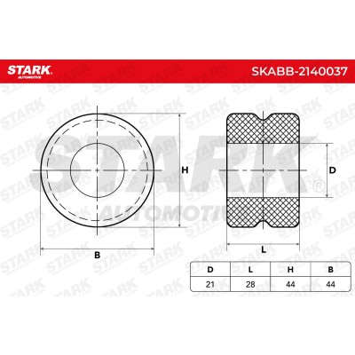 Tuleja Stabilizatora Stark SKABB-2140037 SKABB-2140037 - foto 7