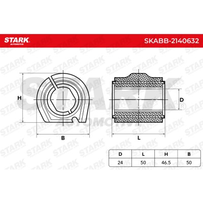 Tuleja Stabilizatora Stark SKABB-2140632 SKABB-2140632 - foto 6