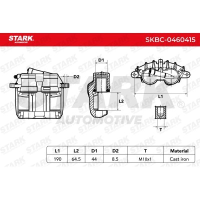 Zacisk Hamulcowy Stark SKBC-0460415 SKBC-0460415 - foto 3