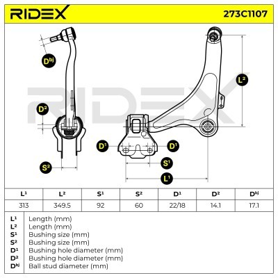 Wahacz RIDEX 273C1107 273C1107 - foto 9