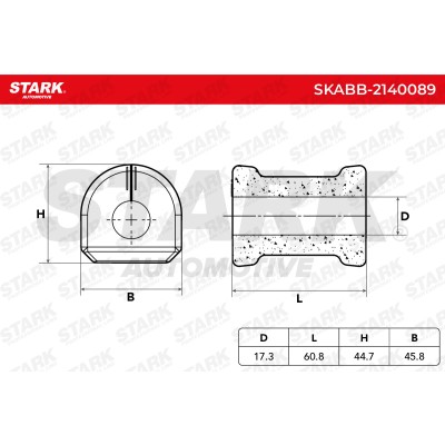 Tuleja Stabilizatora Stark SKABB-2140089 SKABB-2140089 - foto 5