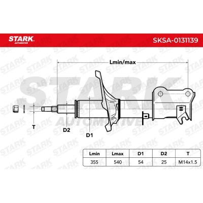 Amortyzator Stark SKSA-0131139 SKSA-0131139 - foto 3