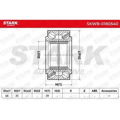 Łożysko Koła Stark SKWB-0180540 SKWB-0180540 - foto 6