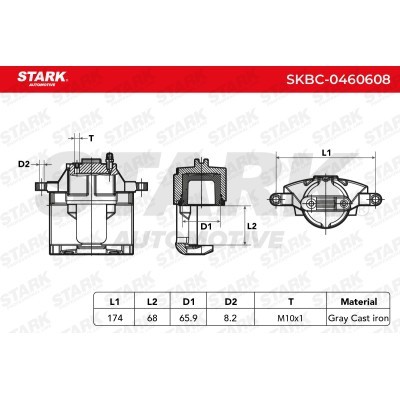 Zacisk Hamulcowy Stark SKBC-0460608 SKBC-0460608 - foto 6