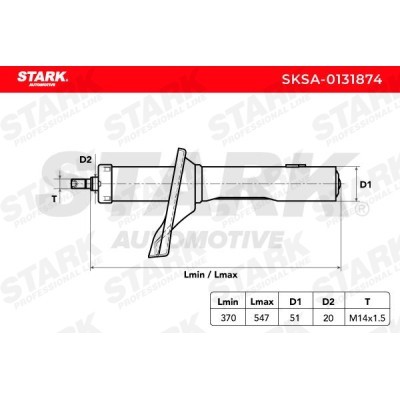 Amortyzator Stark SKSA-0131874 SKSA-0131874 - foto 5