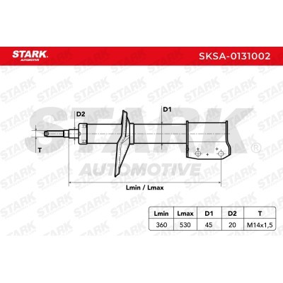 Amortyzator Stark SKSA-0131002 SKSA-0131002 - foto 9