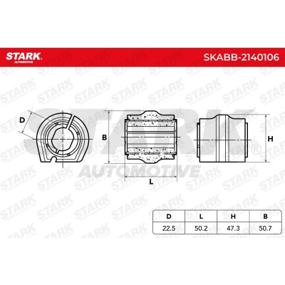 Tuleja Stabilizatora Stark SKABB-2140106 SKABB-2140106 - foto 4