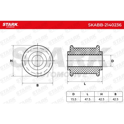 Tuleja Stabilizatora Stark SKABB-2140236 SKABB-2140236 - foto 5