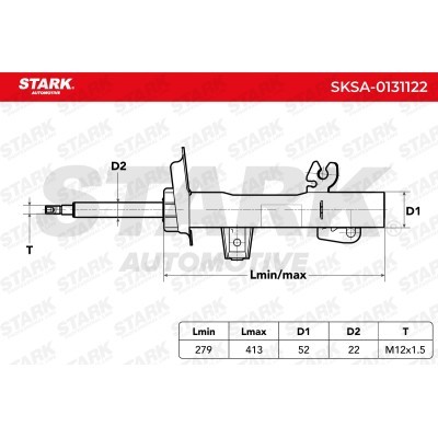 Amortyzator Stark SKSA-0131122 SKSA-0131122 - foto 3