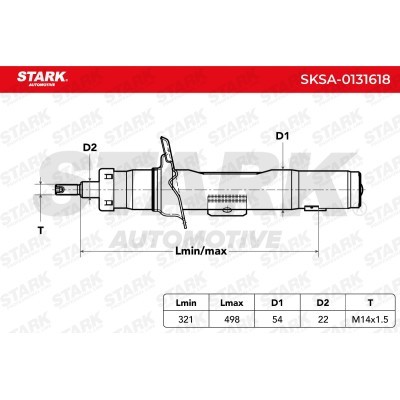 Amortyzator Stark SKSA-0131618 SKSA-0131618 - foto 3