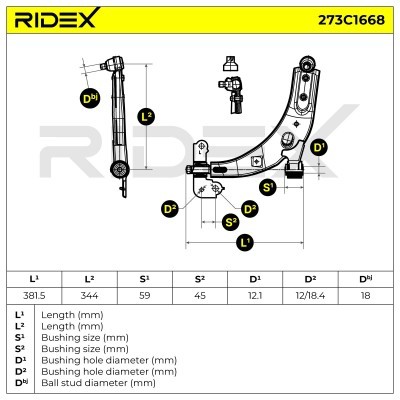 Wahacz RIDEX 273C1668 273C1668 - foto 9