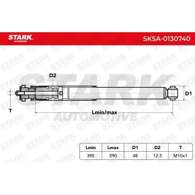 Amortyzator Stark SKSA-0130740 SKSA-0130740 - foto 3