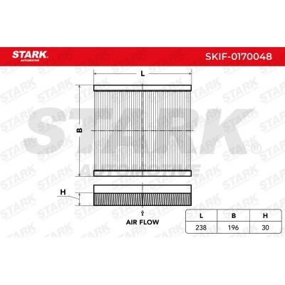 Filtr Kabinowy Stark SKIF-0170048 SKIF-0170048 - foto 4