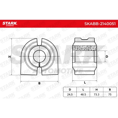 Tuleja Stabilizatora Stark SKABB-2140051 SKABB-2140051 - foto 6