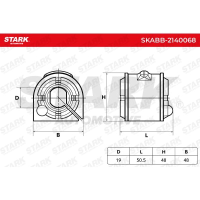 Tuleja Stabilizatora Stark SKABB-2140068 SKABB-2140068 - foto 5