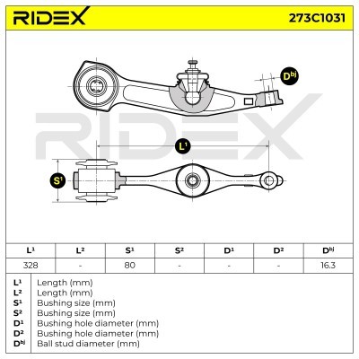 Wahacz RIDEX 273C1031 273C1031 - foto 6
