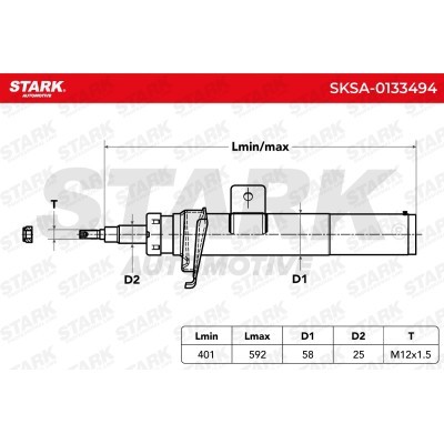 Amortyzator Stark SKSA-0133494 SKSA-0133494 - foto 6