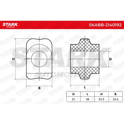 Tuleja Stabilizatora Stark SKABB-2140192 SKABB-2140192 - foto 5