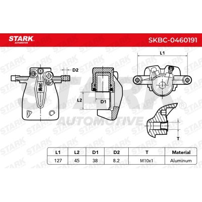 Zacisk Hamulcowy Stark SKBC-0460191 SKBC-0460191 - foto 10