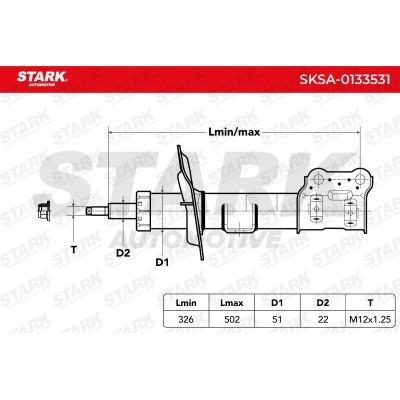 Amortyzator Stark SKSA-0133531 SKSA-0133531 - foto 6