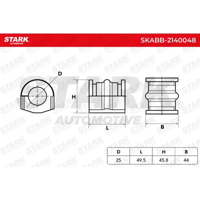 Tuleja Stabilizatora Stark SKABB-2140048 SKABB-2140048 - foto 4